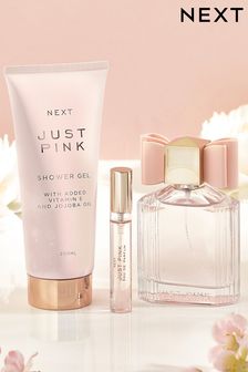 Just Pink 100ml And 10ml Eau de Parfum Perfume And Body Lotion Gift Set (T68587) | €28