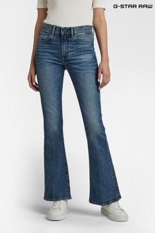 Niebieskie jeansy G-star 3301 z rozszerzanymi nogawkami (T68639) | 189 zł