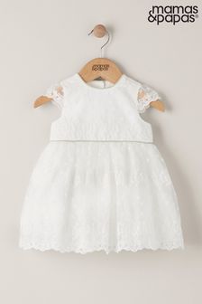 Mamas & Papas obleka iz organze z vezenino Mamas & Papas (T68843) | €25