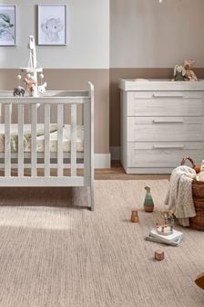 Mamas & Papas Nimbus White Atlas 2 Piece Furniture Set Cot Bed (T68942) | €681