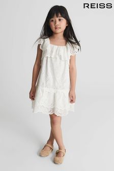 Reiss Ivory Sia Junior Lace Mini Dress (T69262) | €95