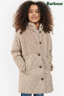 Barbour® Girls Natural Melby Quilted Jacket (T69748) | €128 - €152