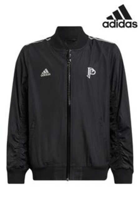 adidas Black Pogba Junior Bomber Jacket (T69798) | $106