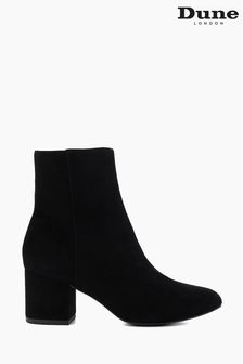 Dune London Black Ottack Low Block Heel Boots (T69870) | kr2 560