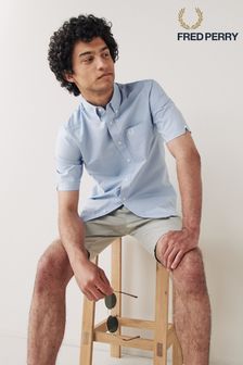 Fred Perry Short Sleeve Oxford Shirt (T70160) | $105