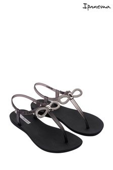 Ipanema Belle Black Sandal Bow (T70263) | €20