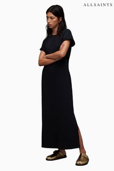 AllSaints Anna Black Maxi Dress (T70434) | AED538