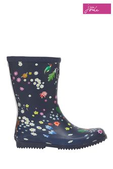 Joules Blue Junior Roll Up Flexible Printed Wellies (T70459) | 36 €