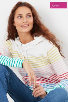 Joules Marlston Blue Stripe Hooded Sweatshirt (T70622) | 60 €