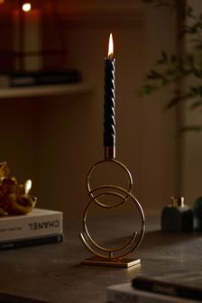 Gold Metal Taper Candle Holder (T71037) | 26 €
