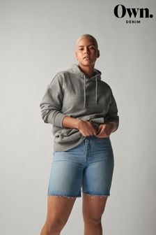Blu medio - Own - Shorts di jeans lunghi (T71103) | €40