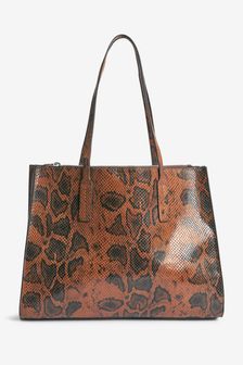 Animal Print Tote Handbag (T71205) | 38 €