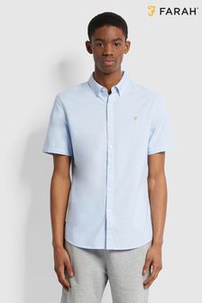 Farah brewer cheap shirt white
