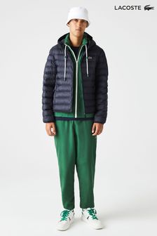 Lacoste Quilted Down Puffer Black Jacket