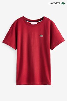Lacoste Red Cotton T-Shirt (T71726) | $25 - $49