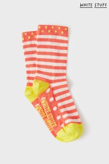 White Stuff Red Stripe Socks (T71903) | €3