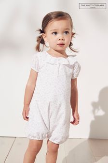 The White Company Baby Charlotte Ruffle Collar Shorties (T72396) | $43