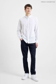 French Connection Blue Design Long Sleeve Shirt (T72933) | €51