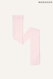 Monsoon Pink Girls Lacey Butterfly Tights (T73441) | $22 - $25