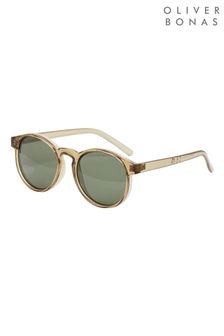 Oliver Bonas綠色富豪風格圓形細太陽眼鏡 (T73621) | NT$1,020