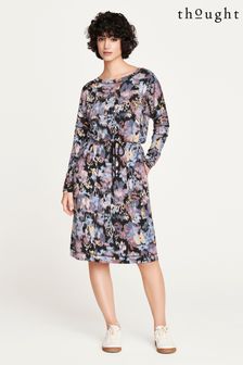 Thought Black Sheraton Bamboo Printed Tunic Dress (T73703) | 102 zł