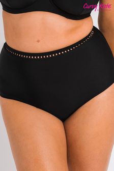 Curvy Kate Black First Class High Waist Bikini Bottoms (T74276) | HK$278