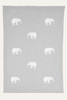 Monsoon Grey Newborn Elephant Blanket (T74871) | AED242