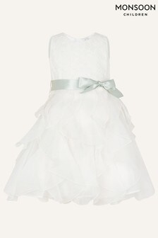 Monsoon Natural Baby Cancan Lace Ruffle Dress (T74903) | 80 € - 87 €