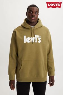 Levi's® Kapuzensweatshirt mit großer Grafik, Grün (T75119) | 50 €