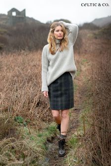 Celtic & Co. Blue Celt Wool Skirt (T75149) | 133 €