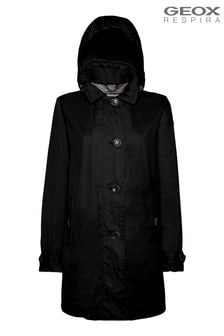 Geox Womens Airell Black Jacket (T75313) | $503