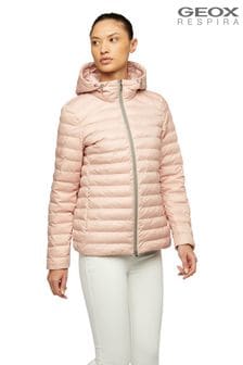 Geox Womens Pink Eraklia Short Jacket (T75316) | $459