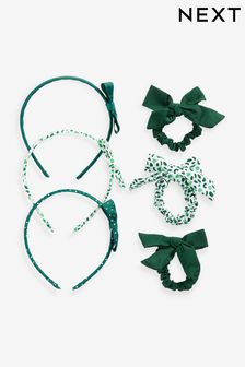 Emerald Green Back to School Hair Set (T75512) | 413 UAH