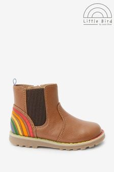 Little Bird by Jools Oliver Tan Brown Younger Chelsea Boots (T75678) | $77 - $83