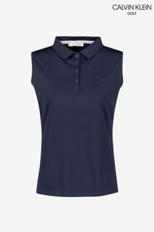 Calvin Klein Golf Polo-Shirt aus Baumwollpikee, Blau (T75717) | 30 €