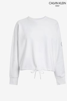 Calvin Klein Golf White Chill Cropped Crew Sweatshirt (T75729) | 67 €