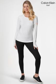 Calvin Klein Golf White Relax Long Sleeved T-Shirt (T75773) | $60