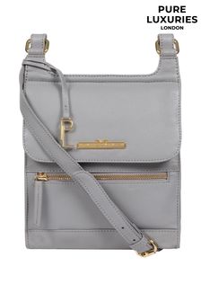 Sivá - Pure Luxuries London Kempston Leather Cross-body Bag (T76355) | €56