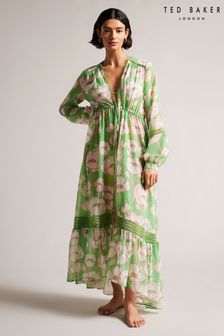 Ted Baker Green Elisiia High Low Hem Cover Up (T76454) | €76