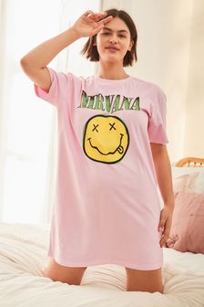Pink Nirvana Night T-Shirt (T76617) | ₪ 89