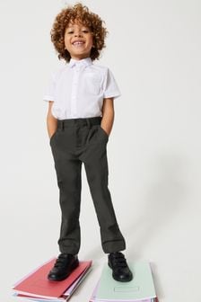 Темно-серый - Стретчевые школьные брюки для мальчиков Clarks (T77657) | €16 - €19