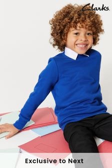 Clarks Blue Boys School Long Sleeve Sweat Top (T77691) | $17 - $24