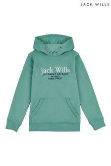 Jack Wills 綠色 Script Lb Oth 連帽衫 (T77819) | NT$1,870 - NT$2,520