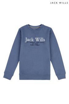 Jack wills top blue sweatshirt