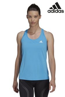 adidas Blue Designed to Move 3-Stripes Sport Vest (T78027) | $33