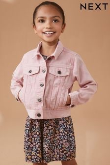 Pink Denim Heart Western 100% Cotton Jacket (3-16yrs) (T78028) | $32 - $42