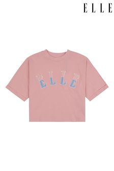 ELLE Pink Applique SS T-Shirt (T78604) | €22.50 - €31