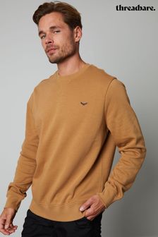 Braun - Threadbare Sweatshirt mit Rundhalsausschnitt (T78735) | 31 €