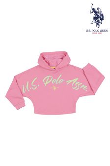 U.S. Polo Assn Pink Crop Batwing Hoodie (T78768) | €18.50 - €26