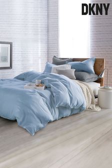 DKNY Chambray Blue Comfy Ultra Soft Cotton Duvet Cover (T78876) | €150 - €245